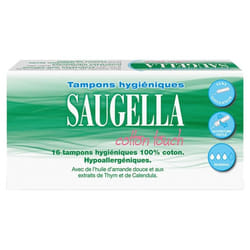 Saugella Cotton Touch 16 Tampons Hygiéniques Normal