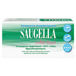 Saugella Cotton Touch 16 Tampons Hygiéniques Super