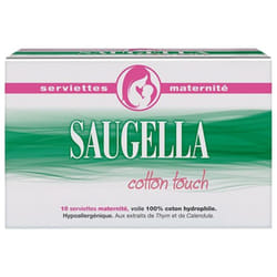 Saugella Cotton Touch 10 Serviettes Maternité