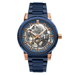 Pierre Lannier Homme AUTOMATIC - 325C269 - Cadran Gris Bracelet Acier Bleu