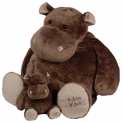 Doudou et Compagnie Hippo 120 Cm