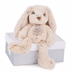 Doudou et Compagnie Copains Calins - Lapin Beige 25 Cm