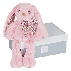 Doudou et Compagnie Copains Calins - Lapin Rose 25 Cm
