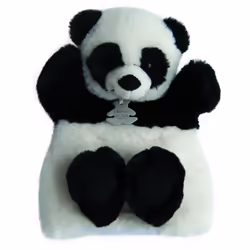 Doudou et Compagnie Douce Marionnette - Panda, Polyester, Noir, Blanc, Garçon/Fille, Chine, 266 mm, 88 mm