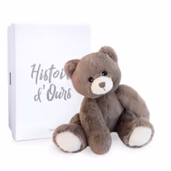 Doudou et Compagnie Ours Oscar - Taupe 25 cm