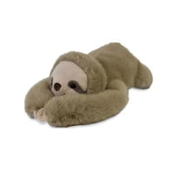 Podcolle - Le paresseux allongé - HISTOIRE DOURS - PELUCHES/Animaux - HO3364 - Marron - Polyester - Dès 3 ans
