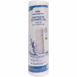Présentation Cartouche bobinée 68 mm Filtration à 25 µ (6 à 12 mois) Autorise de fortes charges polluantes Forte rigidité due ...