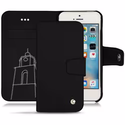 Noreve 2112TB59/F, Étui avec portefeuille, Apple, iPhone SE, 10,2 cm (4"), Noir