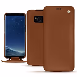 Noreve 21193T9/F, Housse, Samsung, Galaxy S8, 14,7 cm (5.8"), Marron