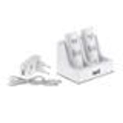 Station de charge - Wii - Télécommande - Batteries incluses - Compatible Motion + - Blanc