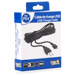 Under Control 1602 câble USB 3 m USB 2.0 USB A Micro-USB B Noir