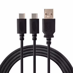 Câble de charge 2 manettes TYPE C - 2 m compatible PS5