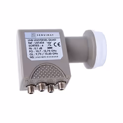 Cette pièce détachée est compatible avec les modèles de satellite recep SERVIMAT.