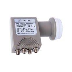 Servimat - Lnb quad facteur de bruit 0.1 db UST404