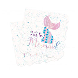ScrapCooking 20 serviettes sirène