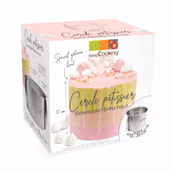 ScrapCooking Cercle à pâtisserie extensible haut