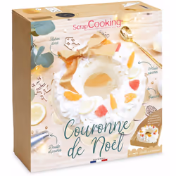 Moule à bûche SCRAPCOOKING couronne de Noel