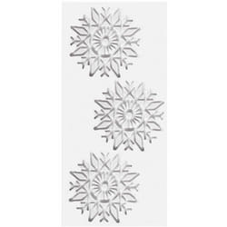 Tapis silicone - SCRAPCOOKING - Décors flocons - Blanc