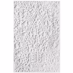 Tapis silicone 3D - SCRAPCOOKING - Sweet Xmas - 283 x 18 cm - Blanc