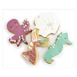 4 Découpoirs à biscuits en inox - Sirène