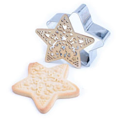 Kit découpoir et embosseur bois - SCRAPCOOKING - Forme étoile