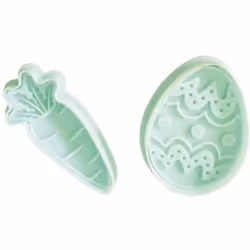 Découpoirs éjecteurs - SCRAPCOOKING - Thème de Pâques - 1 oeuf et 1 carotte