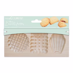 Kit de 3 moules à biscuits fourrés
