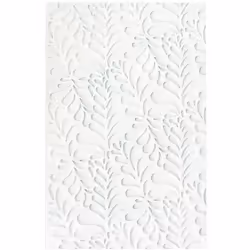 Tapis silicone 3D - SCRAPCOOKING - Motif Ondine - 28.3 x 18 cm - Blanc