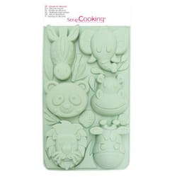 Moule - ScrapCooking® - Jungle - Silicone souple 100% platinum - 30 x 175 x 25 cm - Vert céladon