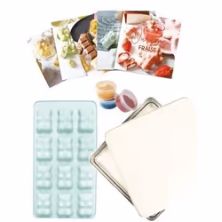 Coffret Oursons Summer - SCRAPCOOKING - 12 empreintes de 4.5 x 2.5 x 1.5 cm