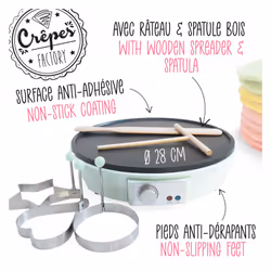 ScrapCooking 3899 appareil à crêpes