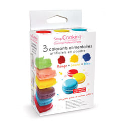ScrapCooking 4011 30 g Poudre Bleu, Rouge, Jaune Colorant alimentaire artificiel