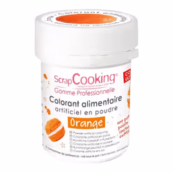 ScrapCooking 4032, Poudre, Orange, 5 g, Carafe en plastique, colorants E102, E129, E122