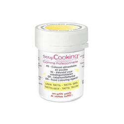 Colorant alimentaire en poudre 5 g - jaune pastel