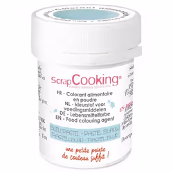 Colorant poudre alimentaire artificielle - Bleu Pastel - 5 g