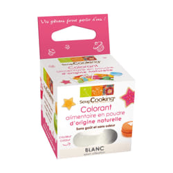 ScrapCooking 4204 Colorant alimentaire 10 g Poudre Blanc
