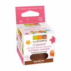 ScrapCooking 4207, Poudre, Marron, Caramel, maltodextrine, dioxyde de silicium (1%).