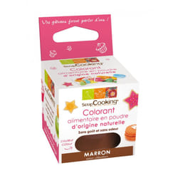 ScrapCooking 4207 Colorant alimentaire Poudre Marron