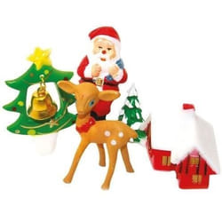 Lot de 4 décors de Noël - SCRAPCOOKING - En plastique