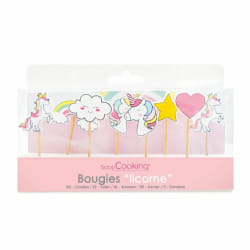 ScrapCooking 8 bougies Licorne