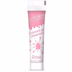 ScrapCooking 7135, Gel, Rose, 20 g, sirop de glucose (39 %), eau, sucre (26 %), colorant: E122, gélifiant: E406, correcteur.. ...