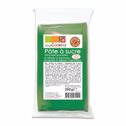 ScrapCooking 7222, Vert, pâte à sucre (77,5%) - Produit de confiserie : sucre, sirop de glucose, huiles et graisses..., 402 k ...
