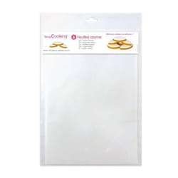 Feuilles azyme - SCRAPCOOKING - Ref7300 - Blanc - 03 mm - Mixte