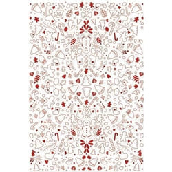 Feuilles transfert - SCRAPCOOKING - Motif Sweet Xmas - 2 unités
