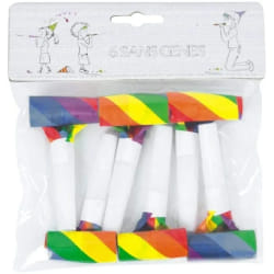 PartyPro Sans genes multicolore - Sachet x6