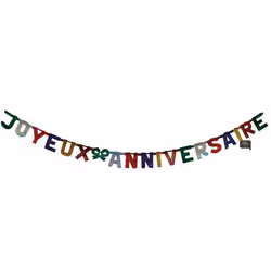 Guirlande joyeux anniversaire (2 20 m)