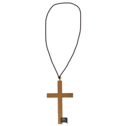 Croix de Prêtre Dorée - PARTY PRO - 21cm de long - Marron - Mixte - Alléluia