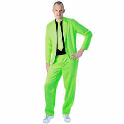 Costume Fashion Néon Disco - PARTY PRO - Vert fluo - Homme - Intérieur