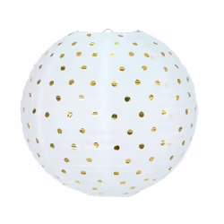 Lanterne - Blanc - Papier - Décoration de fête - Mariage - 35cm