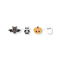 Guirlande fanions mini monstres Halloween - 2 mètres